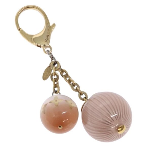 LOUIS VUITTON Porte Cles Blush Charm metal Pink M66981 LV Auth 133010V - Picture 1 of 11